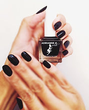 Load image into Gallery viewer, Noir! Glossy Jet Black Gel Effect Nail Polish. Quick Dry. Durable. Nontoxic. Vegan, .51 Fl Oz