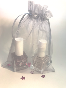 ADRIANNE K Nontoxic Nail Polish Duo Gift Set! Quick Dry. For Easy Home Manicure. Vegan. Cruelty Free