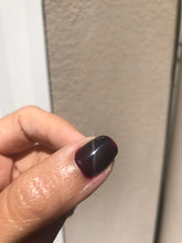 Load image into Gallery viewer, adrianne k black cherry nail polish, diba! nontoxic, gel effect. vegan. cruelty free, .51 fl oz
