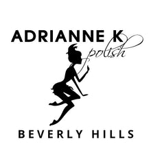 Load image into Gallery viewer, adrianne k 10 free glossy red wine nail polish, giselle! .51 fl oz. vegan. cruelty free. gel effect