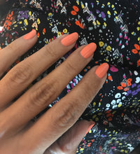 Load image into Gallery viewer, Tangible! ADRIANNE K Orange Blossom Nail Polish. Gel Effect. Quick Dry. Vegan, .51 Fl Oz.
