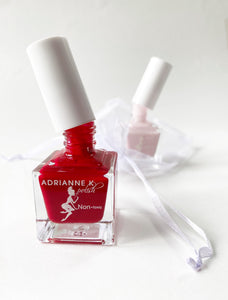 ADRIANNE K Red+Pink Love Duo Set. Your Hotness & Tease! Quick Dry. Durable. Nontoxic. Valentines Day Edition