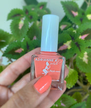 Load image into Gallery viewer, Tangible! ADRIANNE K Orange Blossom Nail Polish. Gel Effect. Quick Dry. Vegan, .51 Fl Oz.