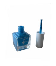 Load image into Gallery viewer, Mykonos – Aqua Blue Non Gel Nail Polish | Vegan, 10-Free, Fast-Drying | ADRIANNE K, .51 fl oz