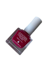 Load image into Gallery viewer, passion! raspberry red gel effect nail polish by adrianne k .51 fl. oz., vegan. long lasting. glossy finish