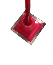 Load image into Gallery viewer, passion! raspberry red gel effect nail polish by adrianne k .51 fl. oz., vegan. long lasting. glossy finish
