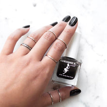 Load image into Gallery viewer, NOIR – Vegan Jet Black Nail Polish | 10-Free, Long-Lasting & Cruelty-Free, by ADRIANNE K,
.51 Fl Oz