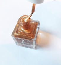 Load image into Gallery viewer, ADRIANNE K Ysabel – Shimmer Gold Nail Polish | 10-Free, Vegan, 0.51 fl. oz.