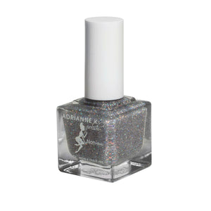 Majestic Glitter Nail Polish by ADRIANNE K – Clear Topcoat with Multicolor Sparkle | 10-Free, Vegan, Long-Lasting, .51 fl oz