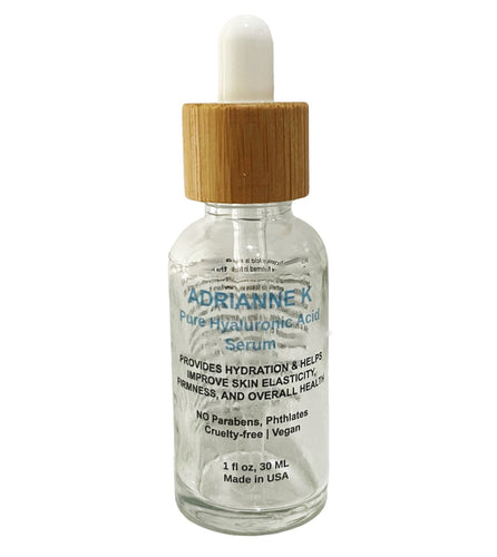ADRIANNE K Pure Hyaluronic Acid Serum. Boosts your Skin’s Hydration and Elasticity