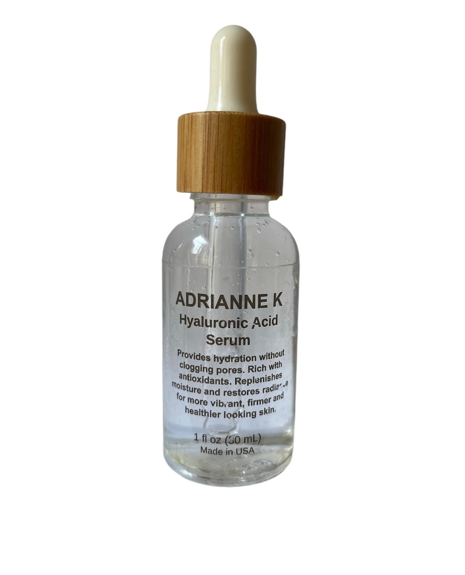 ADRIANNE K Pure Hyaluronic Acid Serum. Boosts your Skin’s Hydration and Elasticity