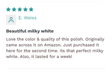 Load image into Gallery viewer, Angelica – Milky White Sheer Nail Polish by ADRIANNE K | Vegan, Cruelty-Free, Non-Toxic, Quick-Dry, High-Shine | 0.51 fl oz
