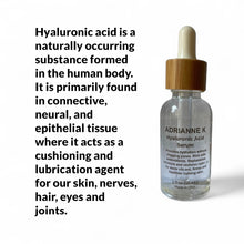 Load image into Gallery viewer, ADRIANNE K Pure Hyaluronic Acid Serum – Hydrating &amp; Elasticity-Boosting Face Serum, 1 fl oz, Vegan &amp; Cruelty-Free