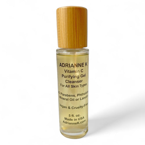 ADRIANNE K Vitamin C Purifying Cleanser – Antioxidant Face Wash with Organic Ingredients | Vegan, Clean Beauty, 5 fl oz