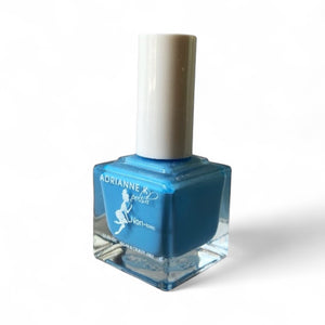 Mykonos – Aqua Blue Non Gel Nail Polish | Vegan, 10-Free, Fast-Drying | ADRIANNE K, .51 fl oz