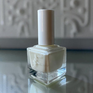 Angelica – Milky White Sheer Nail Polish by ADRIANNE K | Vegan, Cruelty-Free, Non-Toxic, Quick-Dry, High-Shine | 0.51 fl oz