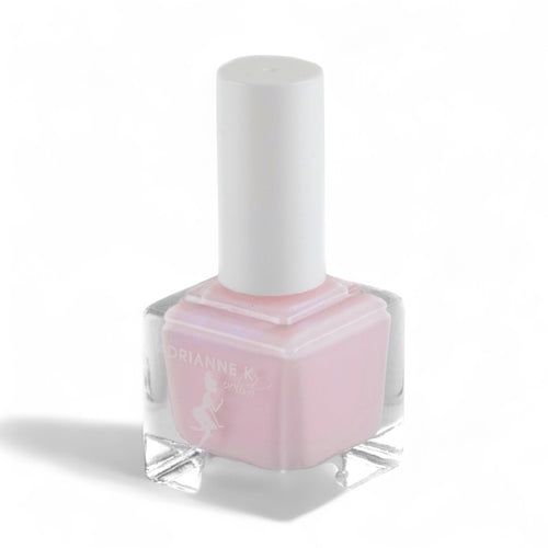 Pink Rain – Pearly Sheer Pink Nail Polish | ADRIANNE K | Glossy, Quick-Dry, Vegan, 10-Free, .51 fl oz