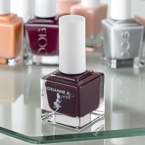 GISELLE – Deep Burgundy Wine Red Nail Polish | 10-Free, Vegan & Long-Lasting by ADRIANNE K, .51 fl oz