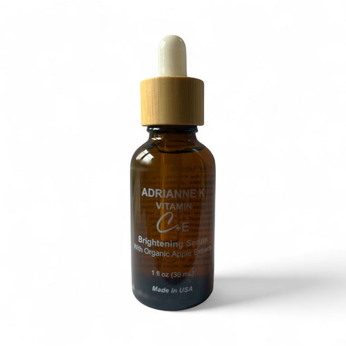 ADRIANNE K Vitamin C Face Serum – Brightening & Anti-Aging with Vitamins C, E & A | Vegan, Cruelty-Free, 1 fl oz (30 mL)