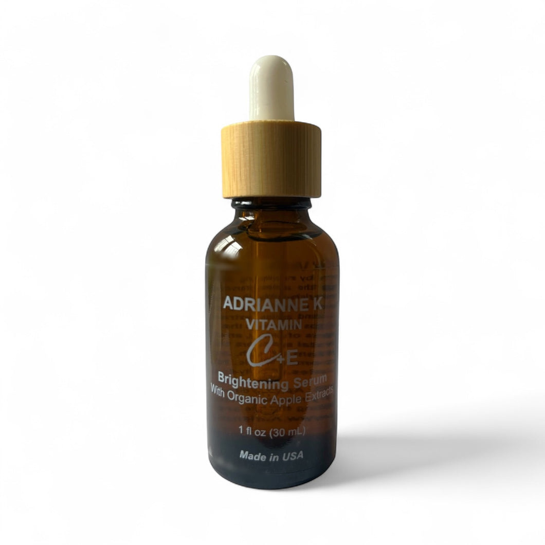 ADRIANNE K Vitamin C Face Serum – Brightening & Anti-Aging with Vitamins C, E & A | Vegan, Cruelty-Free, 1 fl oz (30 mL)