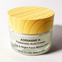 Load image into Gallery viewer, ADRIANNE K Hyaluronic Acid Hydrating Day and Night Cream. Anti Aging Moisturizer. Treats Lines and Wrinkles. 1.7 Oz ( 50 mL)