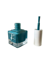 Load image into Gallery viewer, Blulu! 10 Toxin Free, Glossy Teal Blue Gel Effect Nail Polish, .51 Fl Oz. Quick Dry. Vegan
