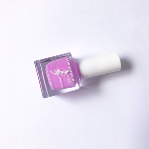 lili! pink/lavender glossy nail polish color. quick dry. opaque. vegan. gel effect,  .51 fl oz
