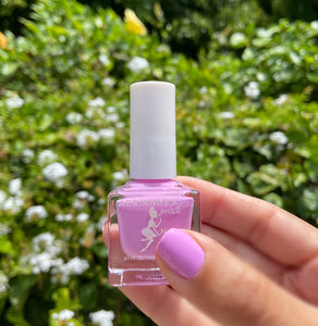 lili! pink/lavender glossy nail polish color. quick dry. opaque. vegan. gel effect,  .51 fl oz