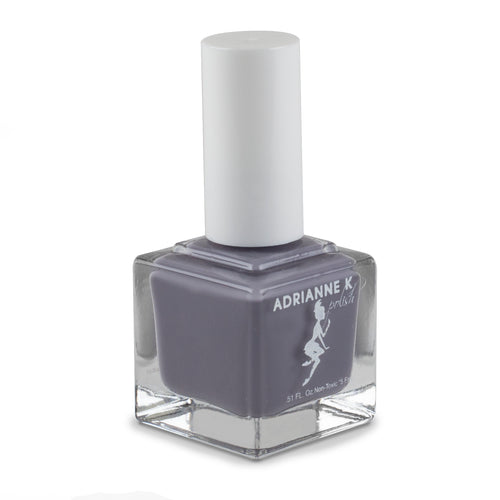 Lailah! ADRIANNE K Gel Effect Smoky Lilac Nail Polish. Quick Dry. Vegan, .51 Fl Oz