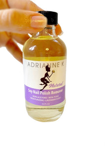 adrianne k gift set #3-soy+lavender natural nail polish remover and avocado cuticle softener