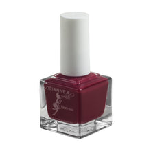 Load image into Gallery viewer, ADRIANNE K Nontoxic Nail Polish, Delilah! Glossy Gel Effect Maroon Nail Color, .51 Fl Oz. Vegan