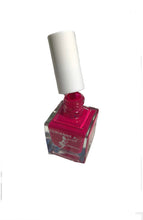 Load image into Gallery viewer, passion! raspberry red gel effect nail polish by adrianne k .51 fl. oz., vegan. long lasting. glossy finish