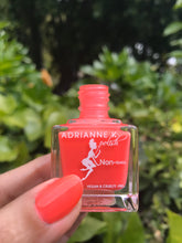 Load image into Gallery viewer, Wild Orange! Bright Orange Nail Polish with A Hint of Pink, .51 Fl. Oz. Glossy Finish. Cruelty Free