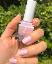 Load image into Gallery viewer, pink rain! nontoxic glossy pearly sheer pink, .51 fl oz high shine. quick dry. durable. gel effect.