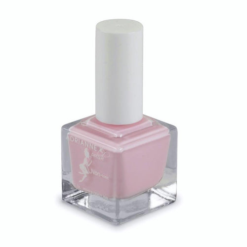 out of stock-tease! opaque, glossy soft pink nail polish, .51 fl. oz. quick dry. nontoxic, safer for pregnancy.