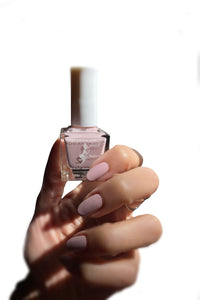 Nue! Nontoxic Opaque Pink Nude Nail Polish. Quick Dry. Glossy. Vegan, .51 Fl Oz