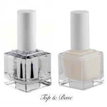 Load image into Gallery viewer, ADRIANNE K Top &amp; Base Duo Set. Strengthening Base Coat and High Shine Top Coat. Nontoxic. Vegan
