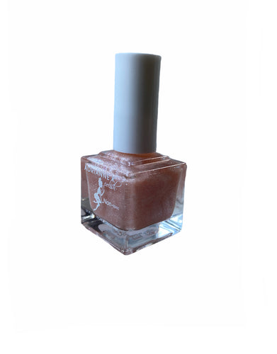 Stars! Shimmer Sheer Light Pink Nail Polish. Quick Dry. Long Lasting. Nontoxic. Vegan, .51 Fl Oz