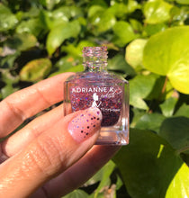 Load image into Gallery viewer, PINK PARTY! ADRIANNE K PINK GLITTER NAIL POLISH. NONTOXIC. KID-SAFE. VEGAN, .51 FL OZ