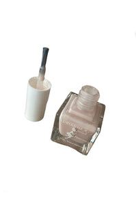 nutri base! best repair treatment nail polish for brittle nails. pale pink/neutral tint, shiny finish . .51 fl oz. made in usa