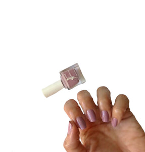 paris! glossy cool mauve nail polish, .51 fl oz. opaque