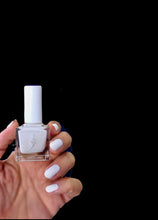 Load image into Gallery viewer, white lace! glossy opaque french manicure white nail polish, nontoxic, 10 free. gel effect, .51 fl oz